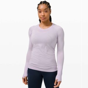 BRAND NEW Lululemon Swiftly Tech Long Sleeve 2.0 Size 6 Color Lavender Dew